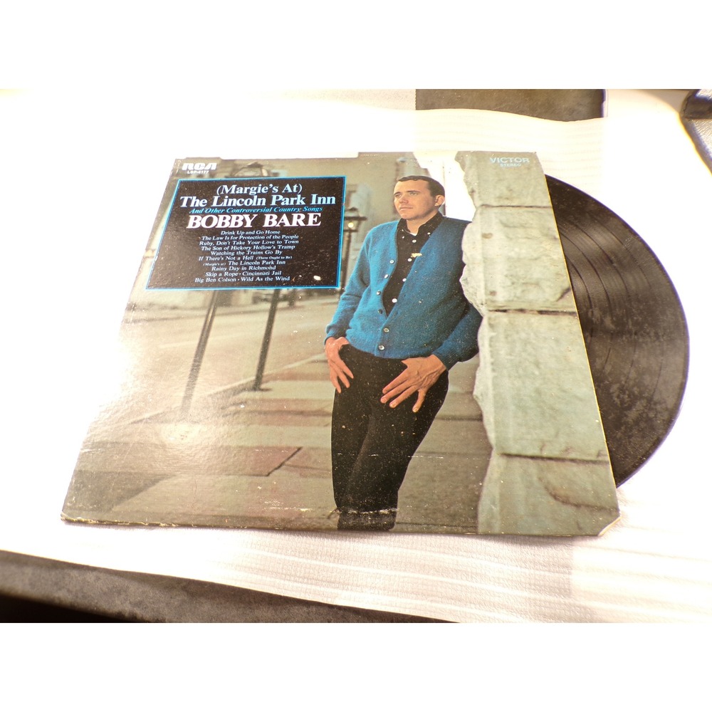 Bobby Bare Margie's At The Lincoln Park Inn Vinyl LP RCA LSP-4177 1969 Country